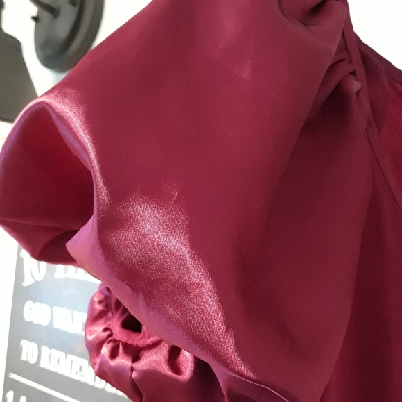 Rampage Wine colored blouse - Picture 3 of 3